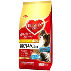 Сухой корм для собак Beauty Pro с морским коллагеном гипоаллергенный на основе японского риса и рыбы 665 г