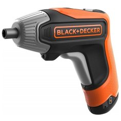 Аккумуляторный винтоверт пистолетной формы BLACK+DECKER BCF611CK, 3.6 В Li-Ion, быстрое ЗУ, кейс, набор оснастки