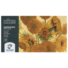 Набор акварельных красок Van Gogh National Gallery 12цв кювета металлический короб Royal Talens