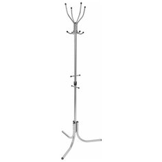 Напольная вешалка InHome ВКИ1 из металла для верхней одежды, сумок и зонтов 60х60х180 см, серый