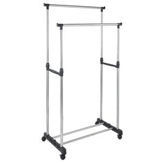 Вешалка для одежды напольная две перекладины 800*430*1550мм УЮТ-3004 Уютомания