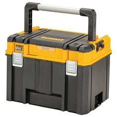 Ящик для инструмента DEWALT TSTAK 2.0 IP54 DWST83343-1, с верхним отделением для хранения принадлежностей