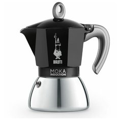 Гейзерная кофеварка Bialetti Moka Induction NEW черная 6 порций
