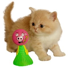 Игрушка-Ракета для собак и кошек Japan Premium Pet в виде свинки, с функцией пробуждающей охотника.