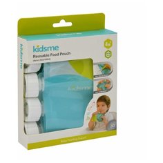 Kidsme Пауч-контейнер для кормления и хранения детского питания 4 шт