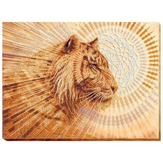 ABRIS ART Набор для вышивания бисером Защитник 38 x 29 см (АВ-705)