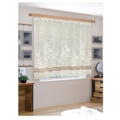 88846 Гардина 145*200 100% п/э,кремовый Racc Olto