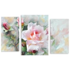 Модульная картина на холсте "Розы" Modulka.Ru