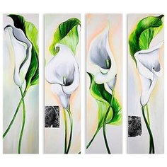 Модульная картина на холсте "Каллы" Modulka.Ru