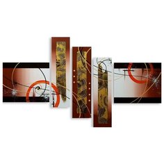 Модульная картина на холсте "Узорная абстракция" Modulka.Ru