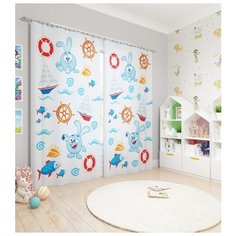 Фотошторы "Крош-путешественник", 145*260 2шт Сирень