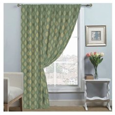 Штора Amore Mio RR 75693-03 Жаккард Classic 2,0*2,7 1 шт. Бирюзовый