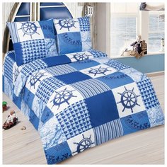 Детское постельное белье Мореход, 1,5 спальное, поплин Артпостель