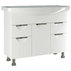 Тумба д/ванной "ЭТЬЕН-105" под ум."Элеганс-105 (ПВХ-фасад, корпус) Mixline