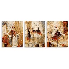 Модульная картина на холсте "Балет" 150x62 см Modulka.Ru