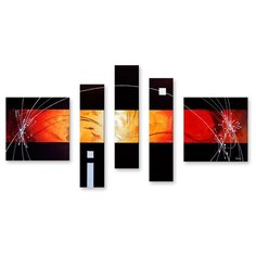 Модульная картина на холсте "Солнечная вспышка" 90x55 см Modulka.Ru