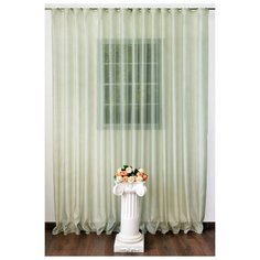 Тюль Византия "Ламелла" желто-зеленый, 290*270 см