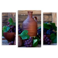 Модульная картина на холсте "Кувшин с вином" 120x89 см Modulka.Ru