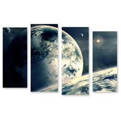 Модульная картина на холсте "Космос" 150x103 см Modulka.Ru
