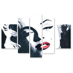 Модульная картина на холсте "Мэрилин Монро" 150x100 см Modulka.Ru