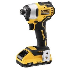 Аккумуляторный компактный импульсный бесщёточный шуруповерт DEWALT DCF809D2T
