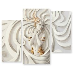Модульная картина на холсте "Дива" 150x125 см Modulka.Ru