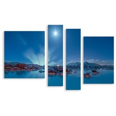 Модульная картина на холсте "Норвежский пейзаж" 120x77 см Modulka.Ru