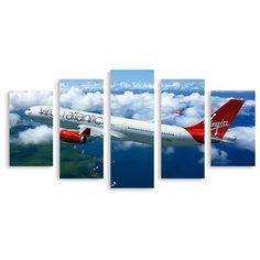 Модульная картина на холсте "Над землей" 120x64 см Modulka.Ru
