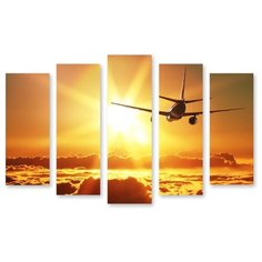 Модульная картина на холсте "Навстречу солнцу" 170x115 см Modulka.Ru