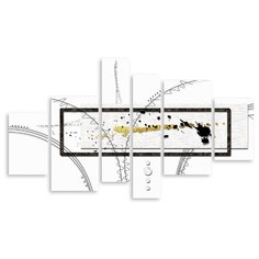 Модульная картина на холсте "В белом стиле" 120x73 см Modulka.Ru