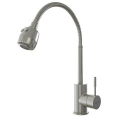 Смеситель для кухни 35k MIXLINE MLSS-0302 гибкий металлический излив