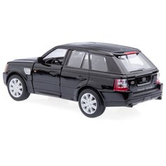 Детская игрушечная коллекционная металическая модель машинки игрушки Kinsmart "Рэндж Rover" (металлическая, инерционная) черный 1:38