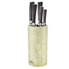 Подставка для ножей универсальная круглая Soft touch LR05-103 Lara