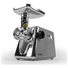 Мясорубка электрическая VAIL VL-5404 серая 1800 Вт. с
