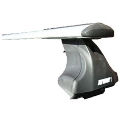 Багажник на крышу Atlant, 8823+7002+7166, крыловидные дуги 1,1м на Форд Фокус 3 универсал с интегрированными рейлингами 2011-2019, арт:212698