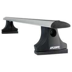 Багажник на крышу Atlant, 8824+8709+8730, крыловидные дуги 1,26м на Форд Фокус 2 седан 2005-2011, арт:212678