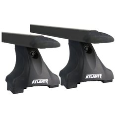 Багажник на крышу Atlant, 6030+7001+7015, черные крыловидные дуги 1,1м на Киа Сид 3 хэтчбек 2019-2020, арт:2186134