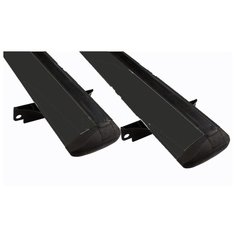 Багажник на крышу Atlant, 6030+7056, черные крыловидные дуги 1,1м на Ниссан Патфайндер 2005-2012 с рейлингами, арт:21188-27