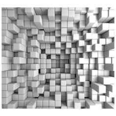 Супермоющиеся антивандальные фотообои Антимаркер, "3D Кубизм", 6-A-6011, 300х270 см