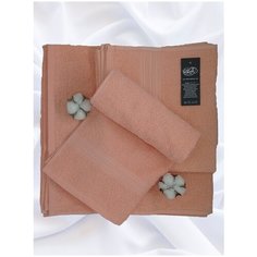 Хлопковые полотенца VILLSOFF(светло-розовый) Villsoft