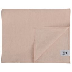 Дорожка на стол из умягченного льна розово-пудрового цвета из коллекции Essential, 45х150 см Tkano