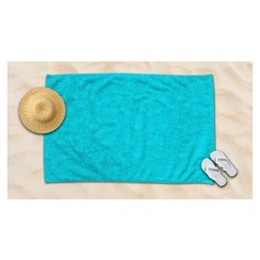 Полотенце махровое Amore Mio Жаккард Sea 100*145 1 шт. Бирюзовый