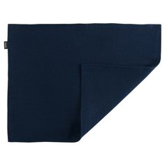 Салфетка двухсторонняя под приборы из умягченного льна темно-синего цвета Essential, 35х45 см Tkano