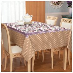 Скатерть 04409, 145*120 см. Сирень