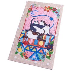 Полотенце вафельное Pastel 011336 36х60 см, праздничное