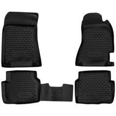 Коврики в салон SUBARU Impreza JDM 02/ 2000-04/2007, П.Р., 4 шт.(полиуретан) Element