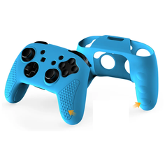 Чехол защитный для геймпада Nintendo Switch, силикон, синий, в коробке Dobe