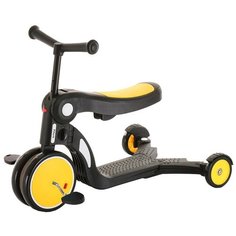 Трехколесный самокат Pituso 5 в 1 Yellow желтый