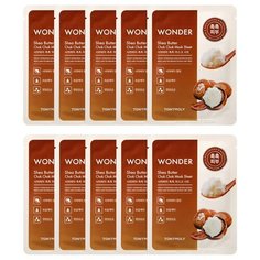 TONYMOLY Тканевая маска для лица с маслом ши WONDER Shea Butter Chok Chok Mask Sheet 10шт 20 г