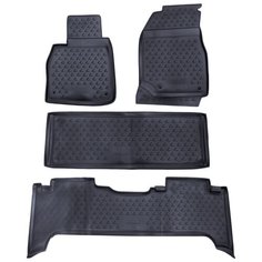 Коврики в салон LEXUS LX470 1998-2007, 4 шт. (полиуретан, серые) Element